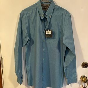 Eddie Bauer Men’s Flex Long-Sleeve Shirt - Med Tall - NWT